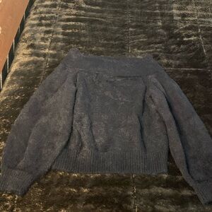 H&M Off-the-Shoulder Black Sweater